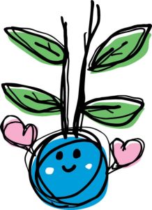 北海道植樹祭シンボルマーク　『芽森（めもりー）』